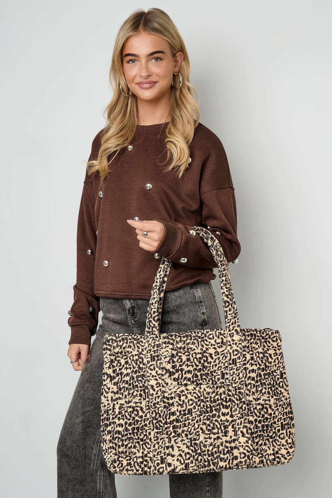 Tote Bags Leopard Print Daily Polyester Daily Accessories