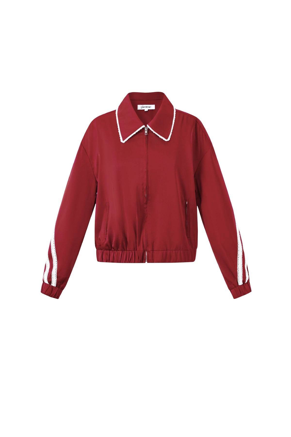 Satin Look Sporty Jacket