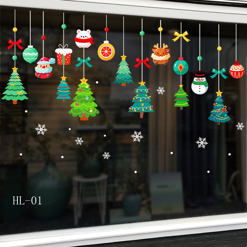 Christmas window stickers