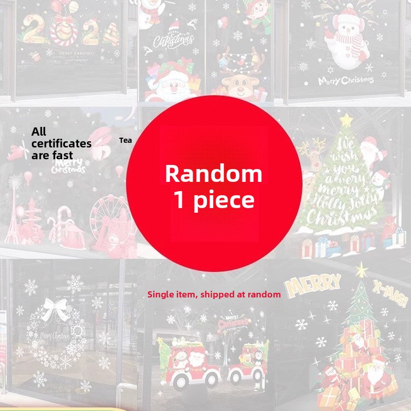 Christmas window stickers