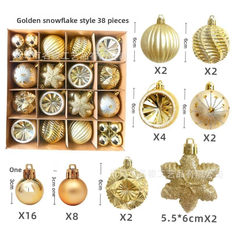 Spherical Christmas decorations Christmas tree