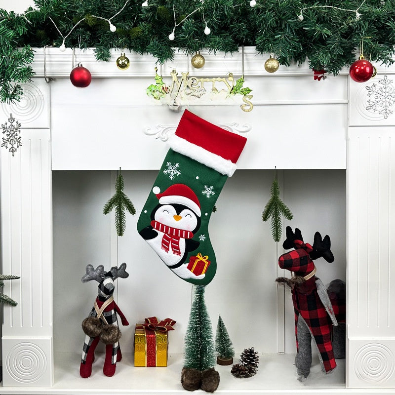 Christmas Tree Decorations Snowman Elk Penguin Pendant