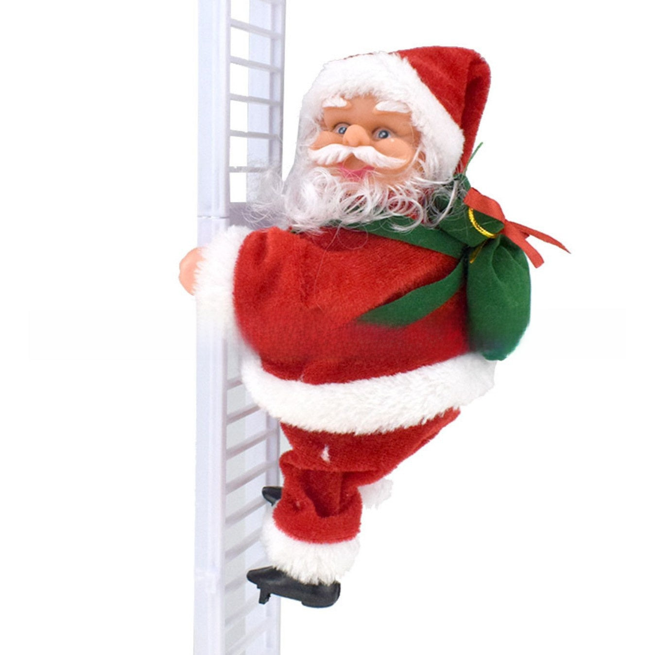 Electric Climbing Santa Claus Christmas Decoration with Music