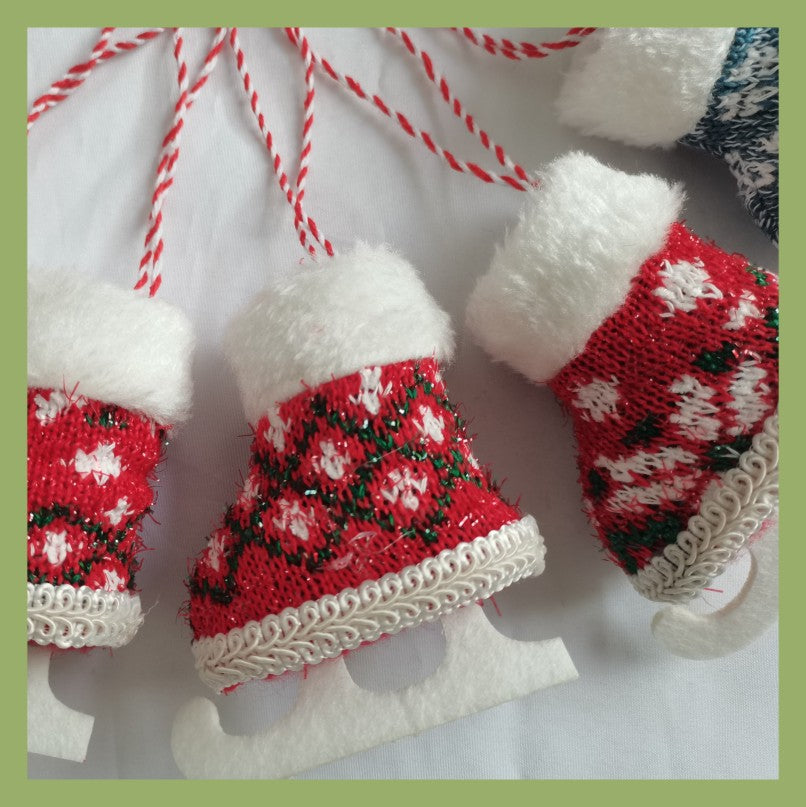 Christmas Skates  Pendant