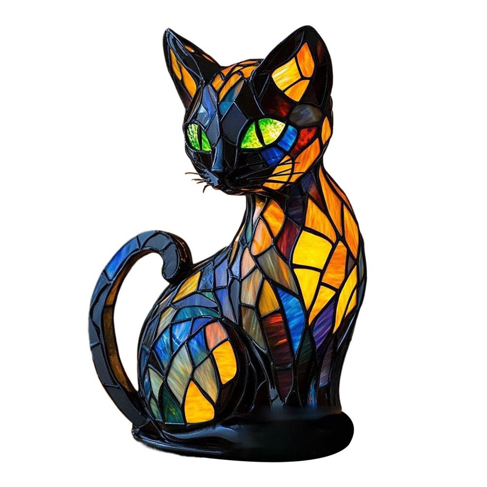 Animal Resin Night Light LED Stained Art Night Light