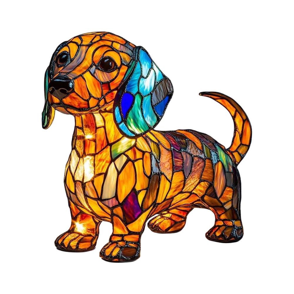 Animal Resin Night Light LED Stained Art Night Light