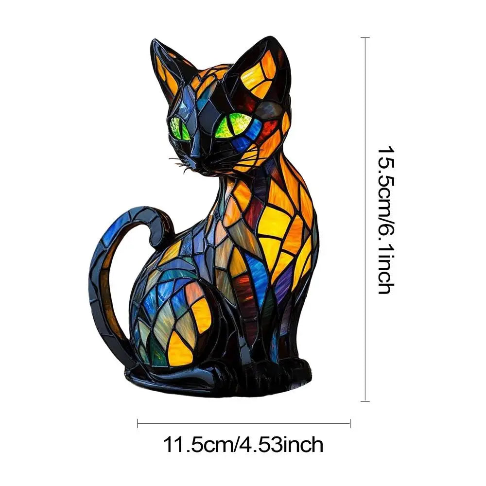 Animal Resin Night Light LED Stained Art Night Light