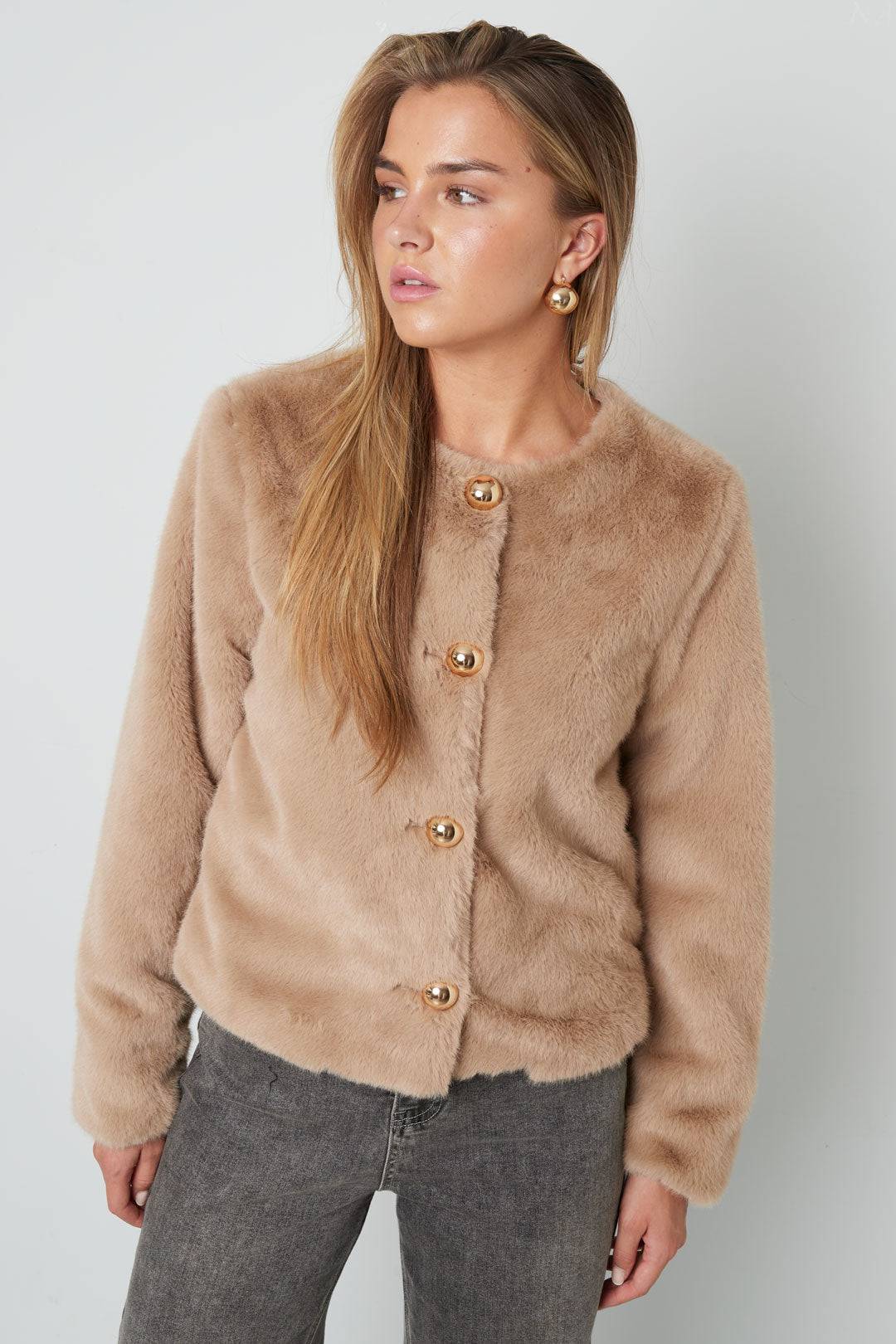 Faux Fur Jacket