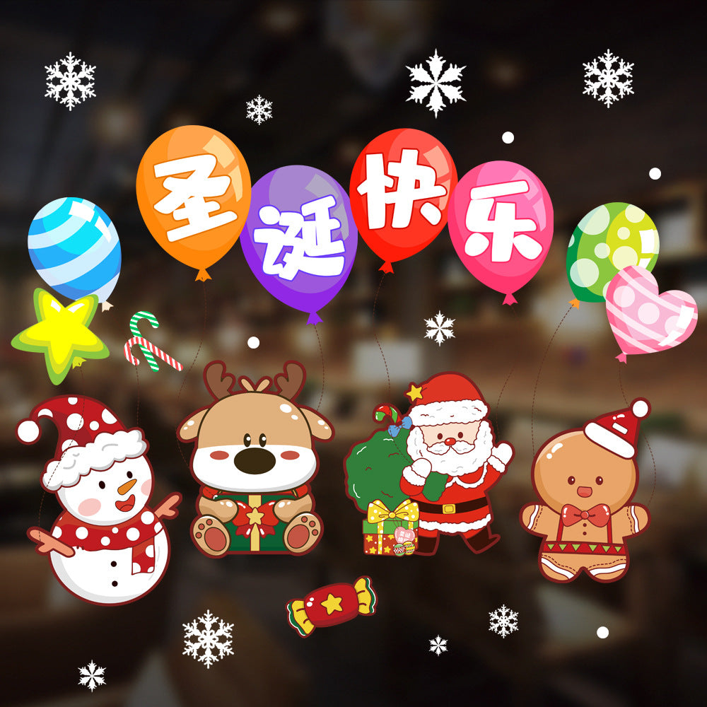 Christmas window stickers