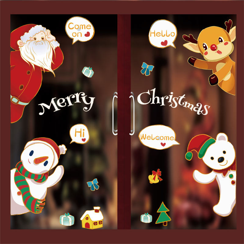 Christmas window stickers