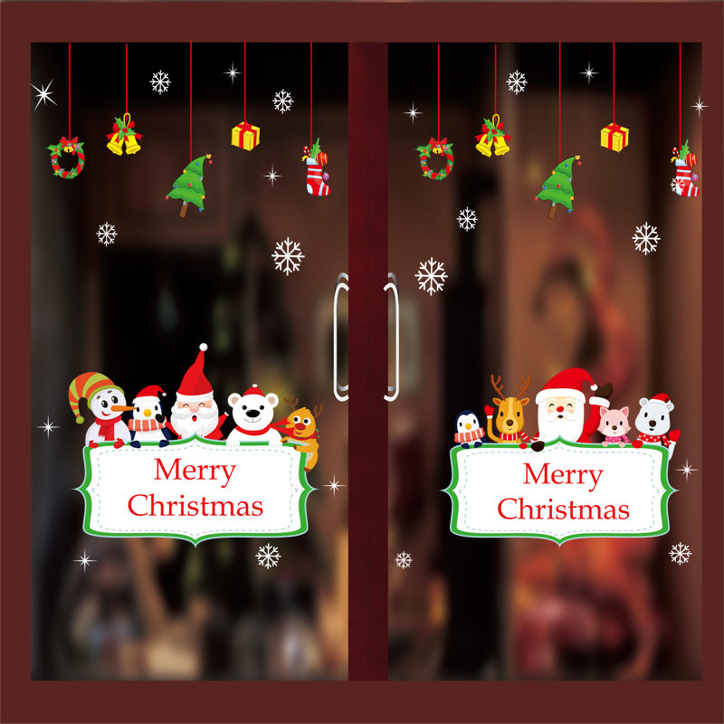 Christmas window stickers