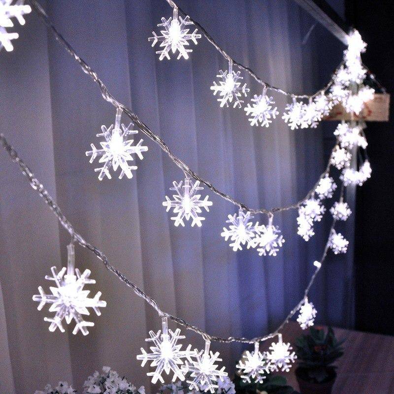 Christmas Snowflake Lights – Festive Christmas Tree Decorations

