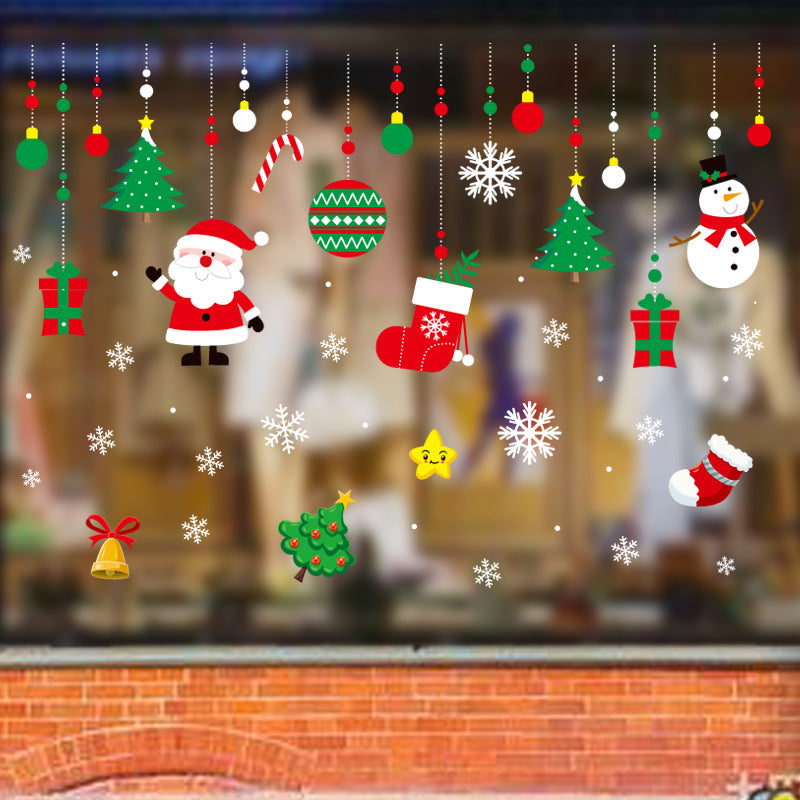 Christmas window stickers