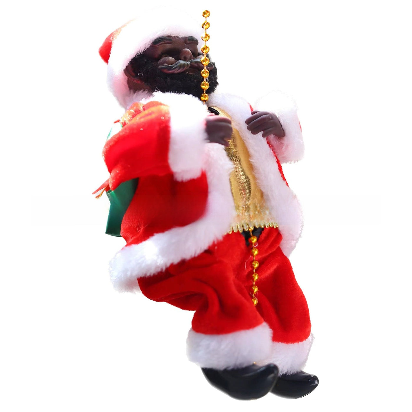 Electric Climbing Santa Claus Christmas Decoration with Music