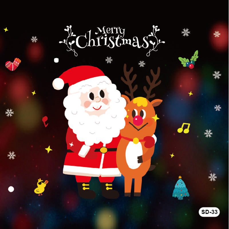 Christmas window stickers