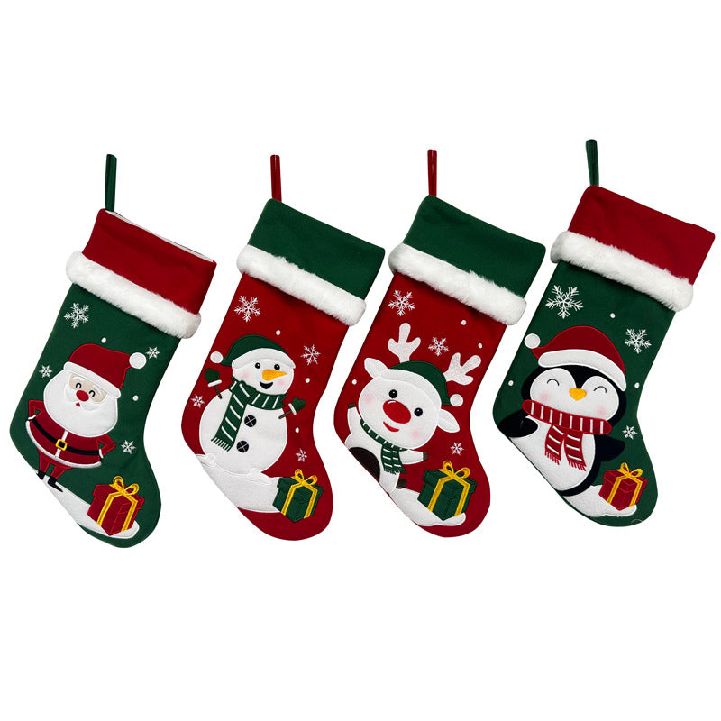 Christmas Tree Decorations Snowman Elk Penguin Pendant