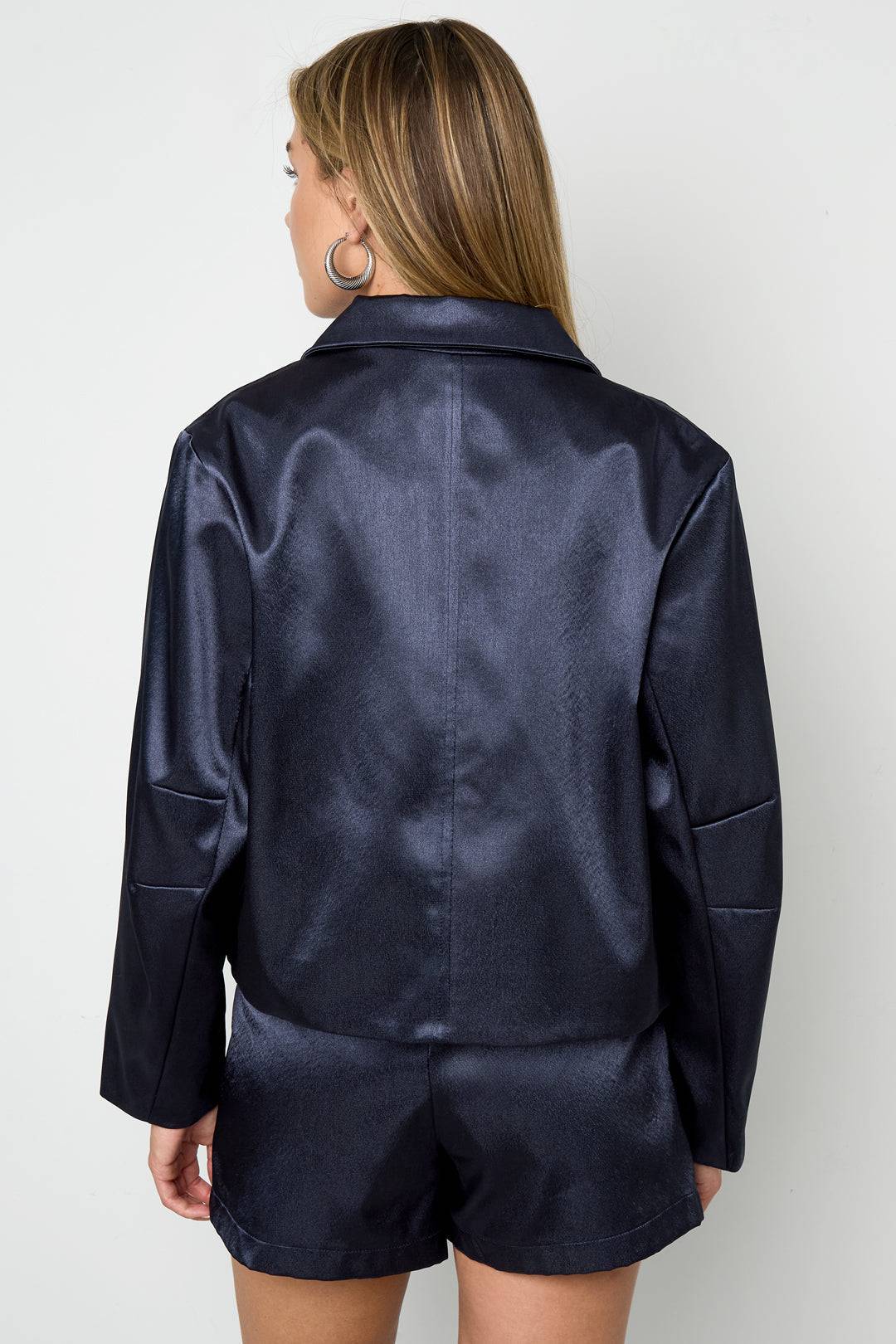 Satin Look Jacket
