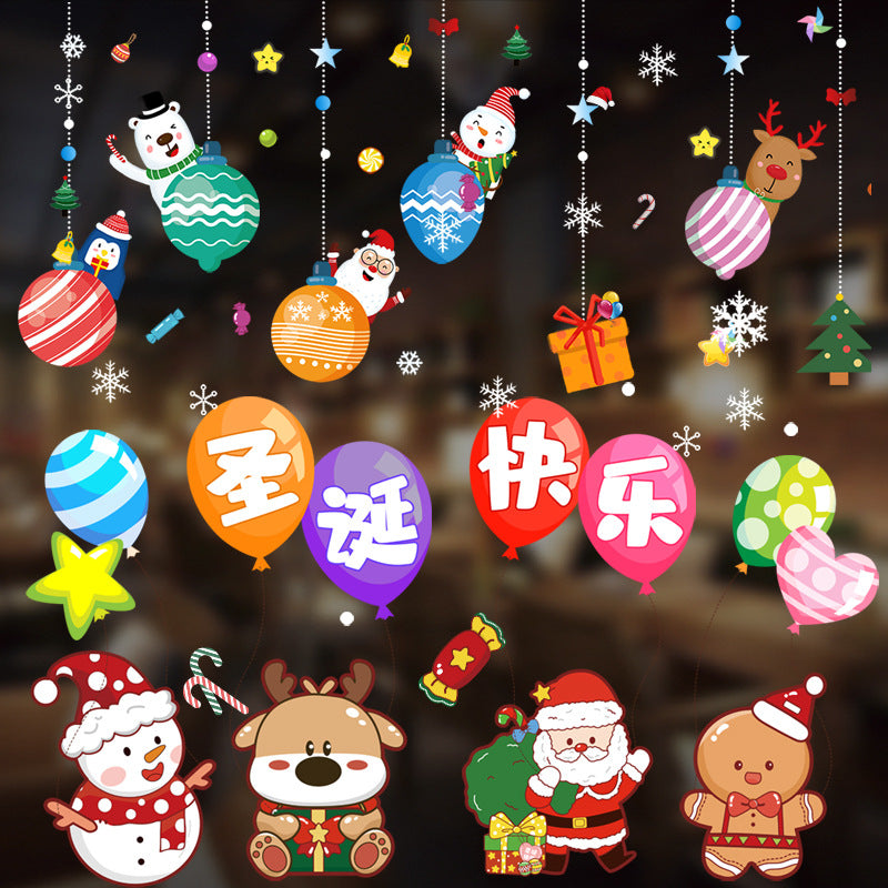 Christmas window stickers