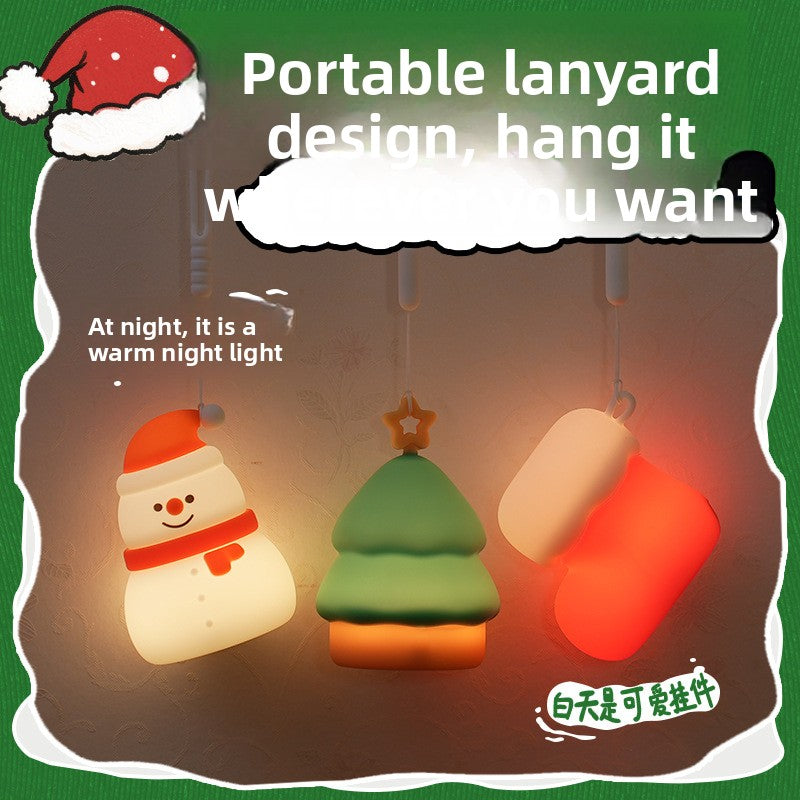 Christmas Silicone Night Light for Home Decor
