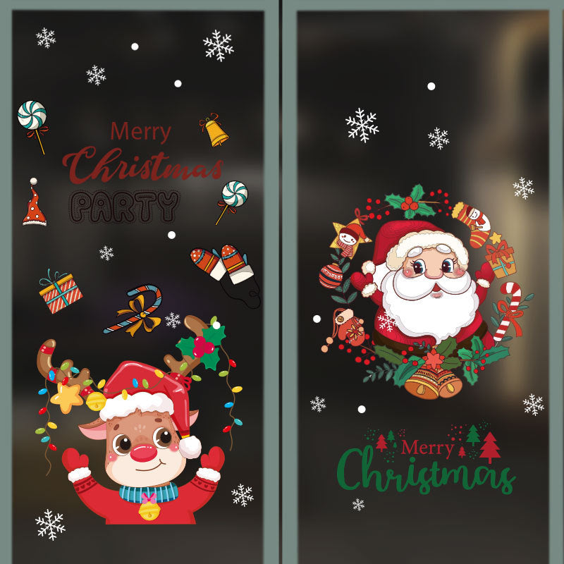 Christmas window stickers