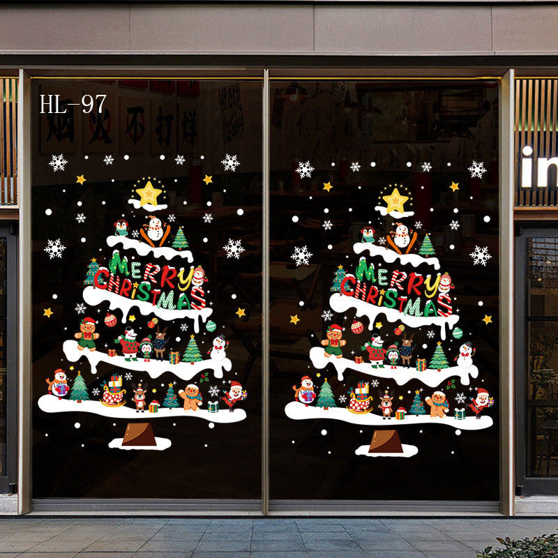 Christmas window stickers