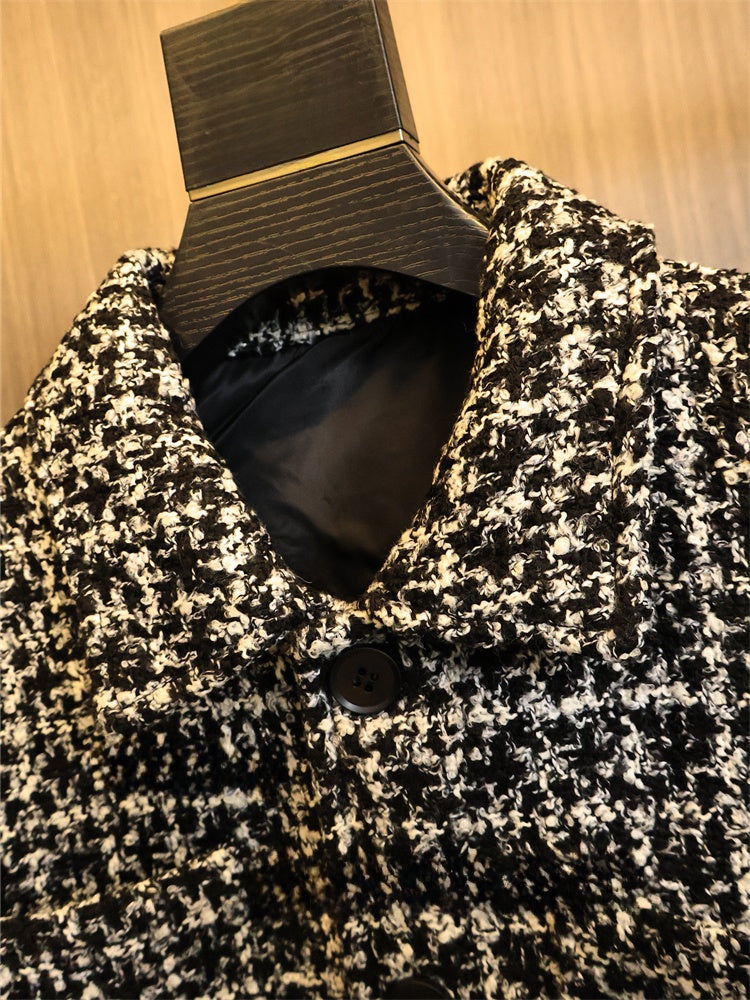 Loose collared jacket coat