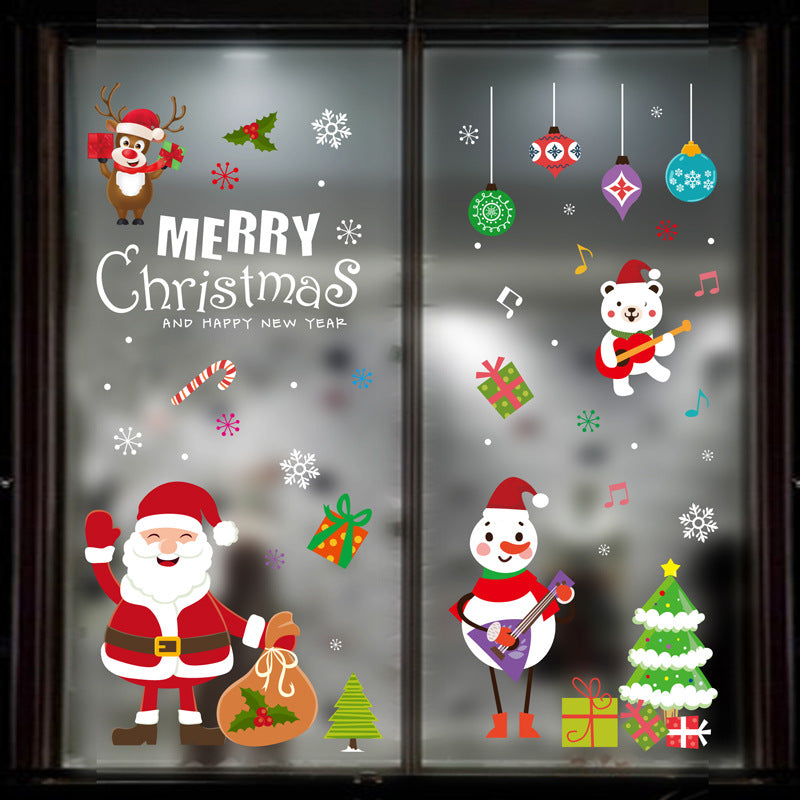 Christmas window stickers