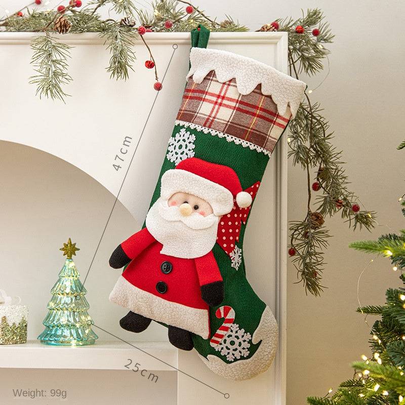 Christmas Socks & Hanging Decorations – Ornament & Christmas Gift Tree Décor
