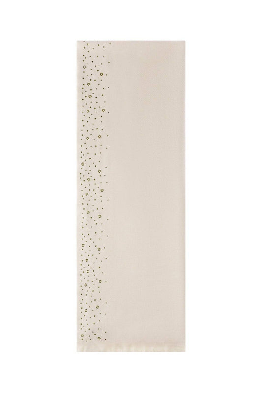 Winter scarf with stones