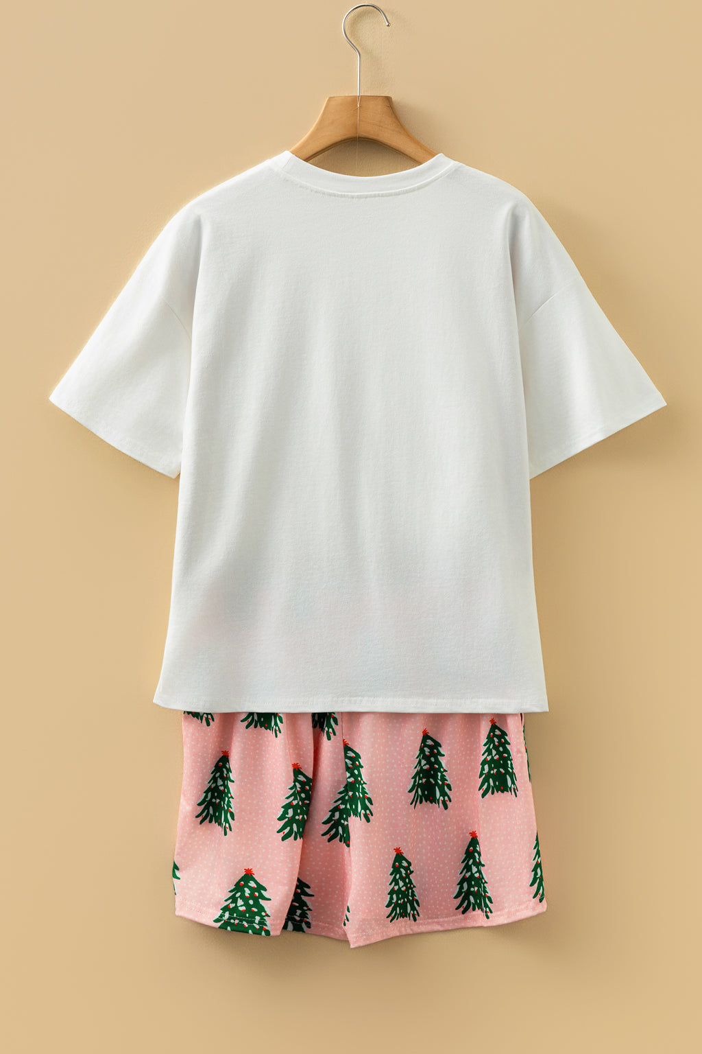 Christmas Tree Print Short Lounge Set