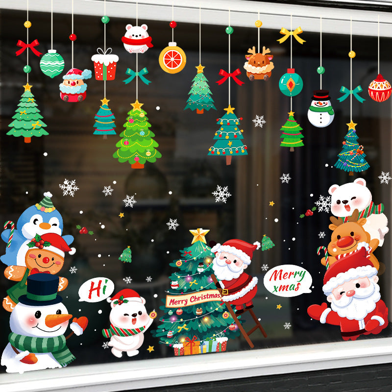 Christmas window stickers