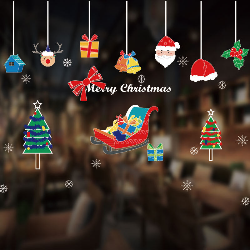 Christmas window stickers
