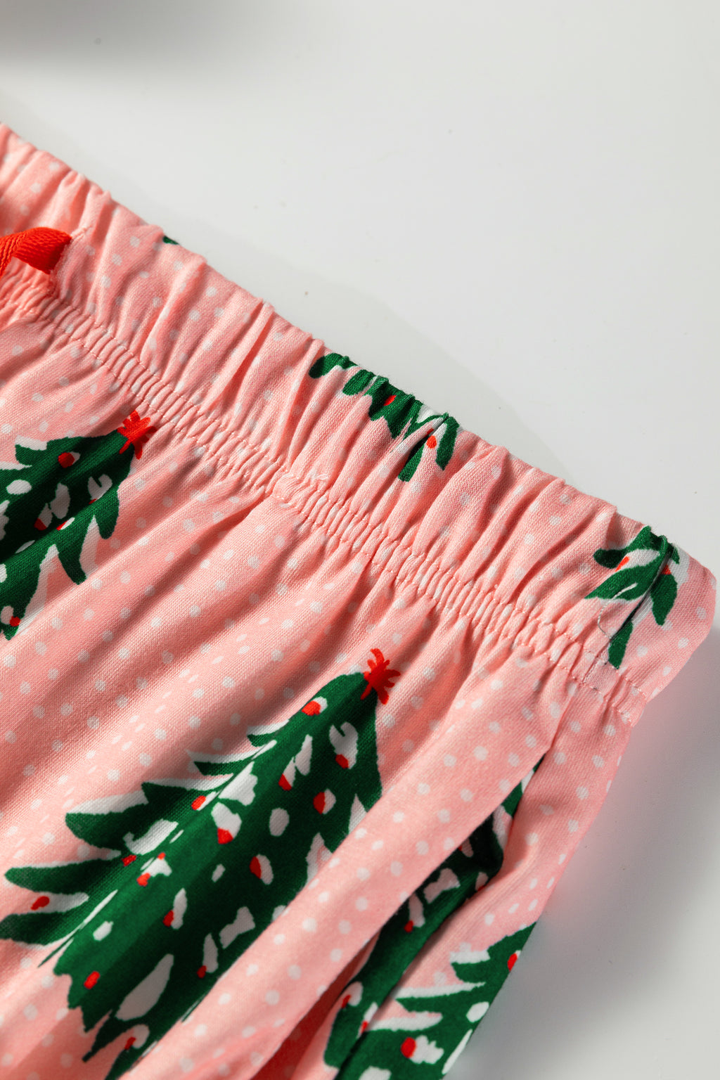 Christmas Tree Print Short Lounge Set
