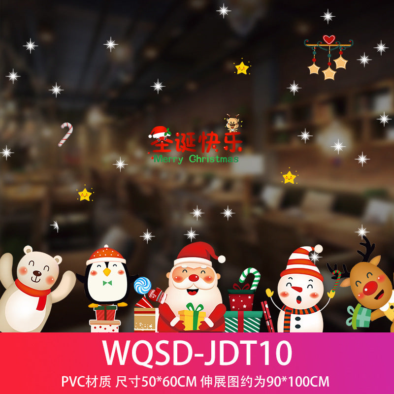 Christmas window stickers