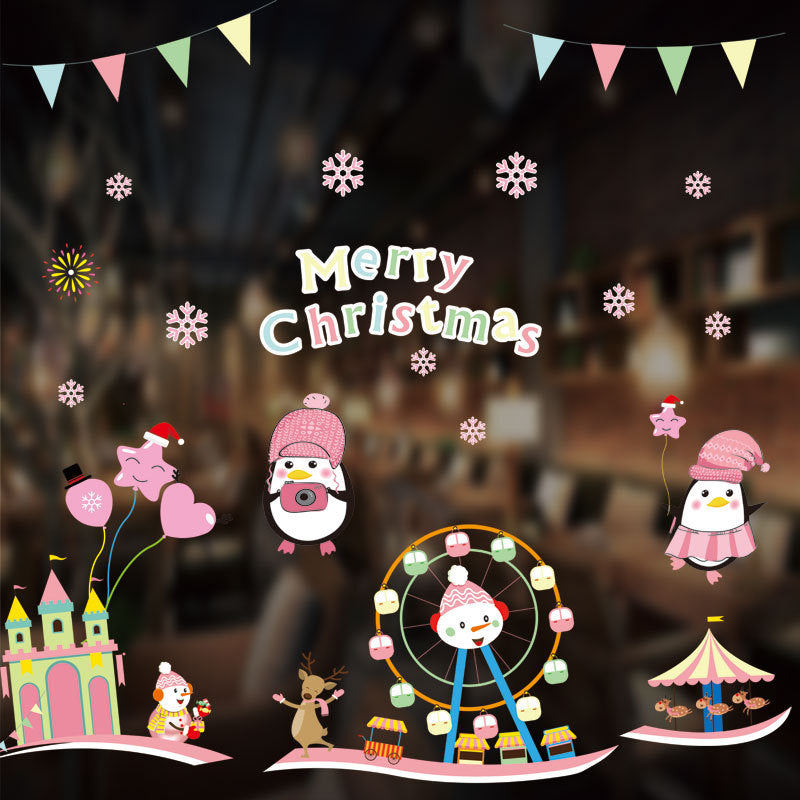 Christmas window stickers