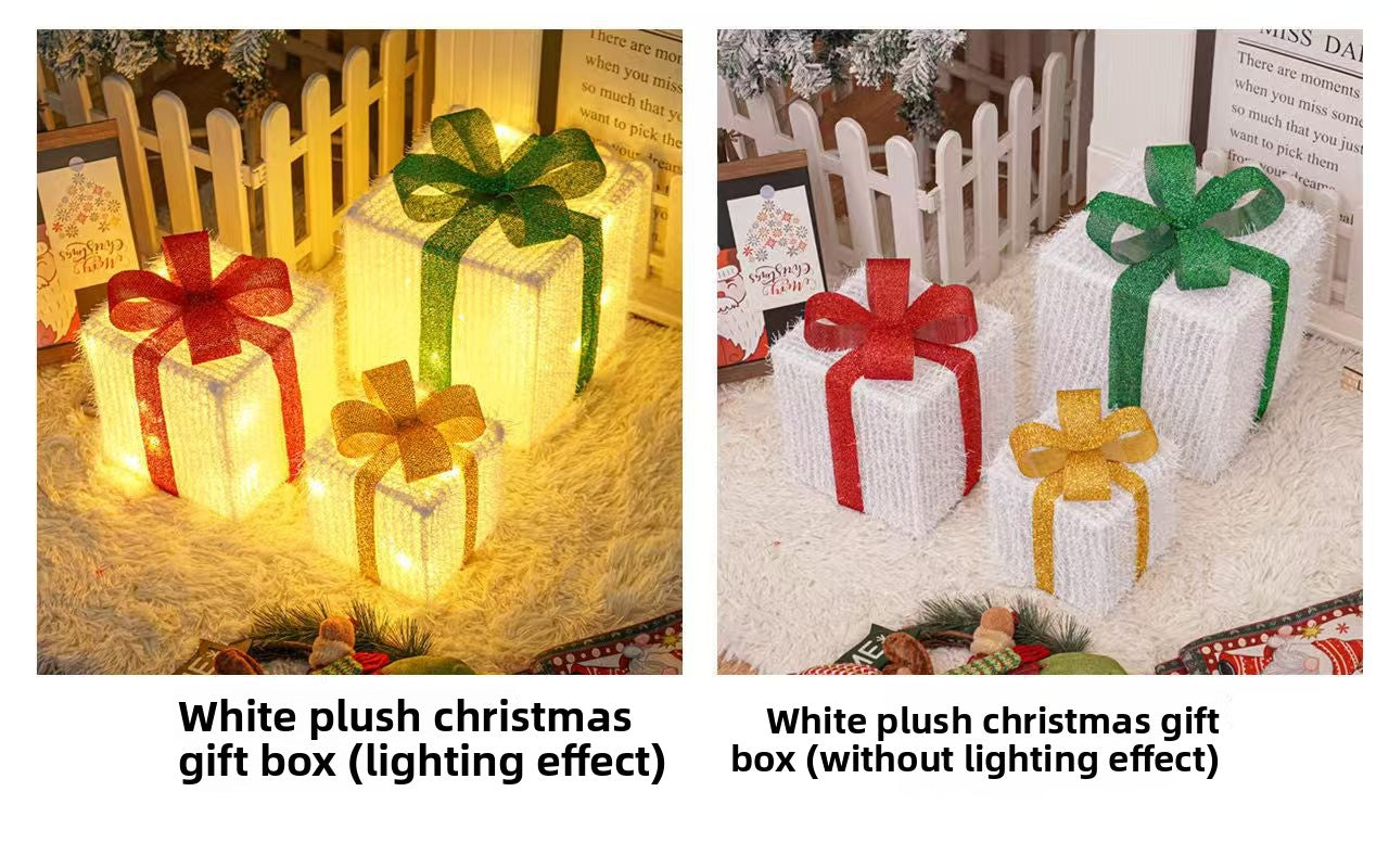 Christmas Decorative Light Gift Box Set with Remote Control