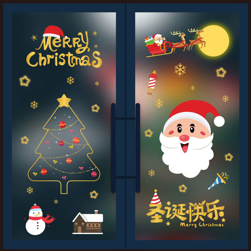 Christmas window stickers