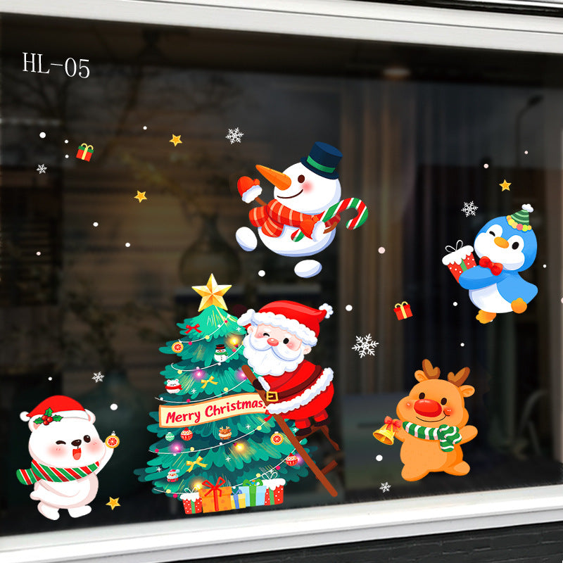 Christmas window stickers