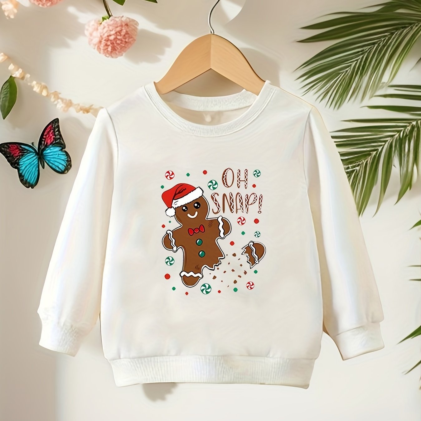 Christmas Gingerbread Graphic Girl Crew