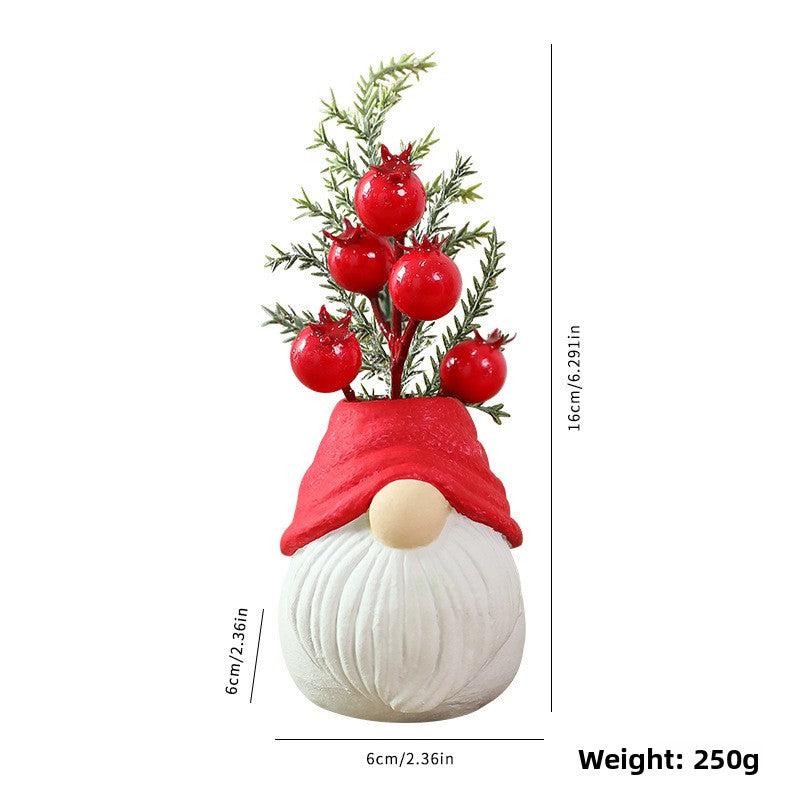 Resin Christmas Gnome Doll Santa
