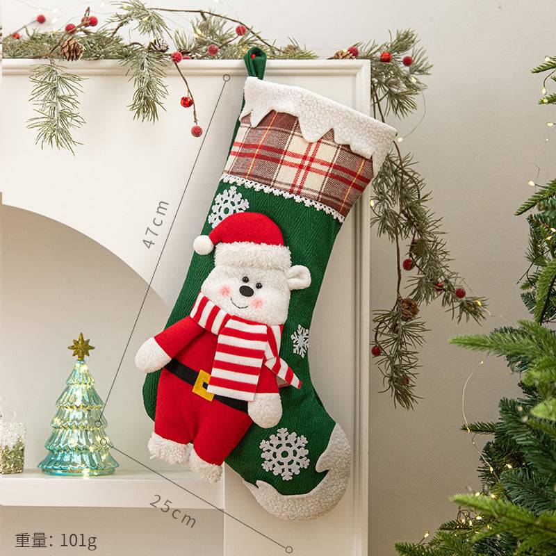 Christmas Socks & Hanging Decorations – Ornament & Christmas Gift Tree Décor
