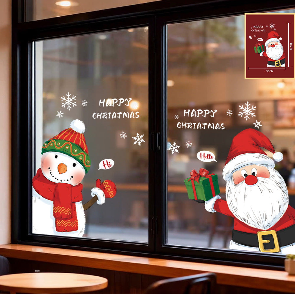 Christmas window stickers