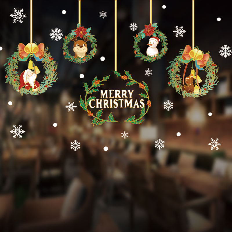 Christmas window stickers