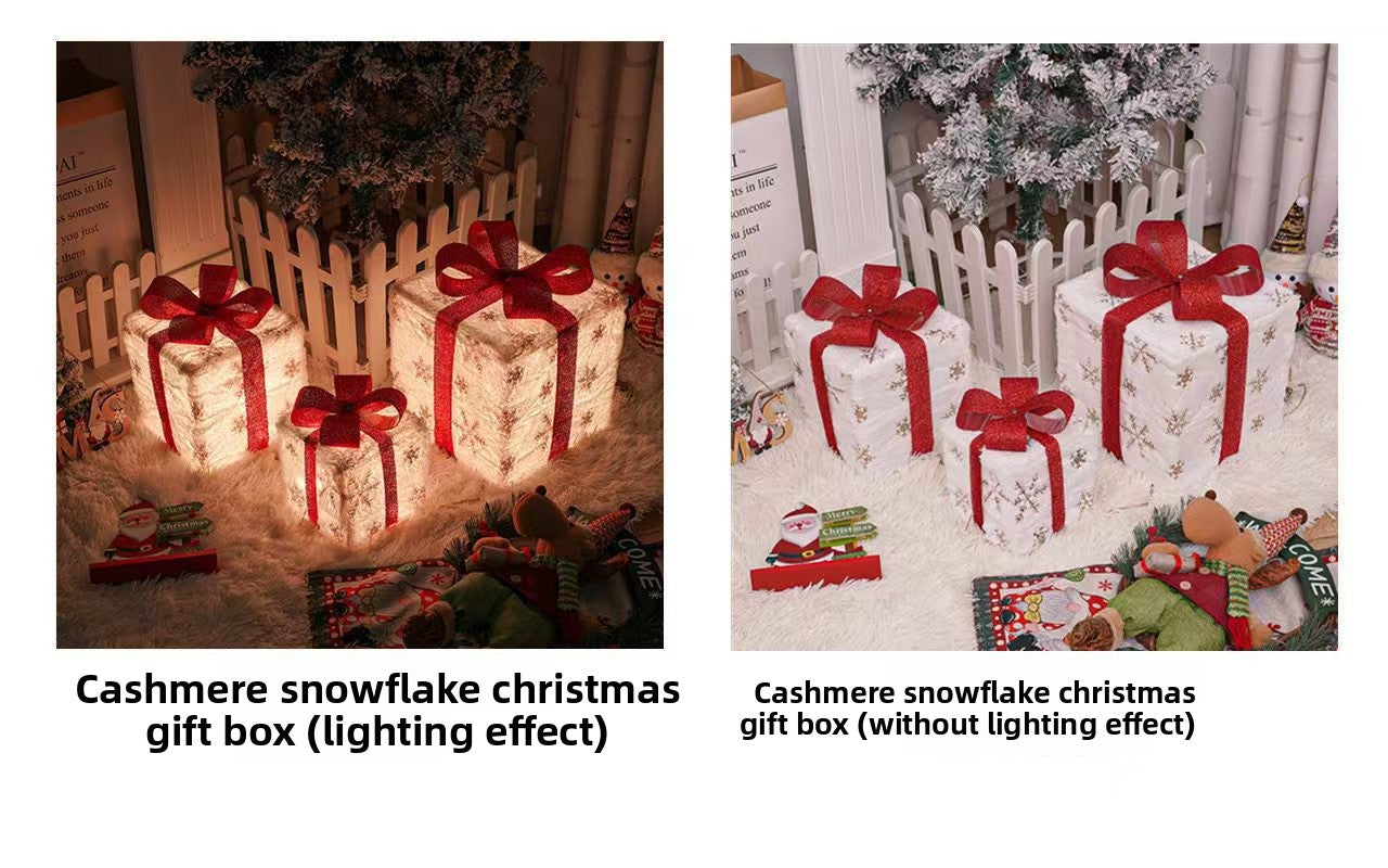 Christmas Decorative Light Gift Box Set with Remote Control