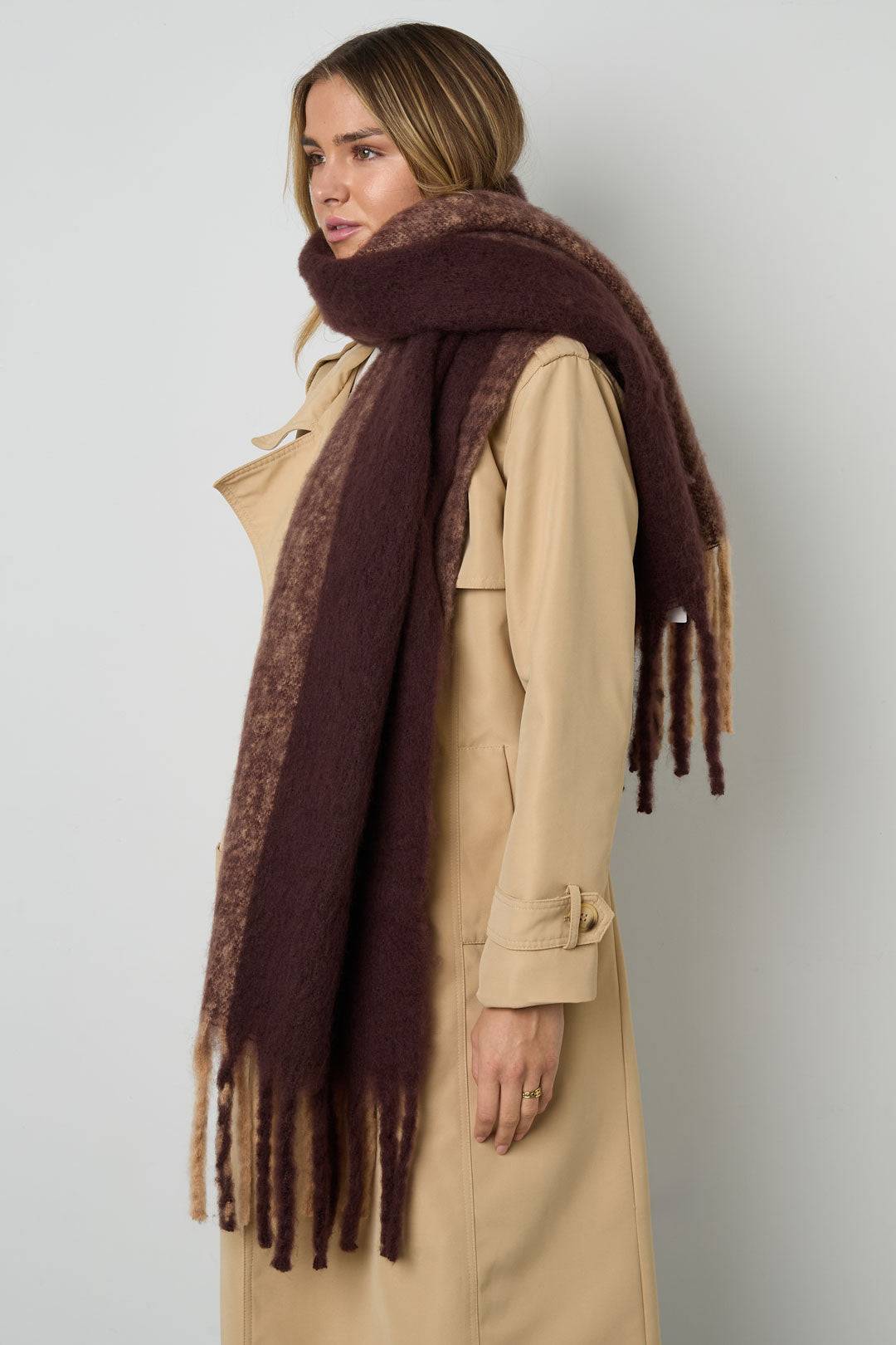 Winter scarves mixed color Casual Polyester Daily