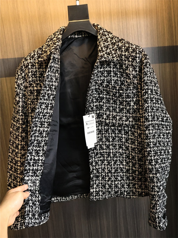 Loose collared jacket coat