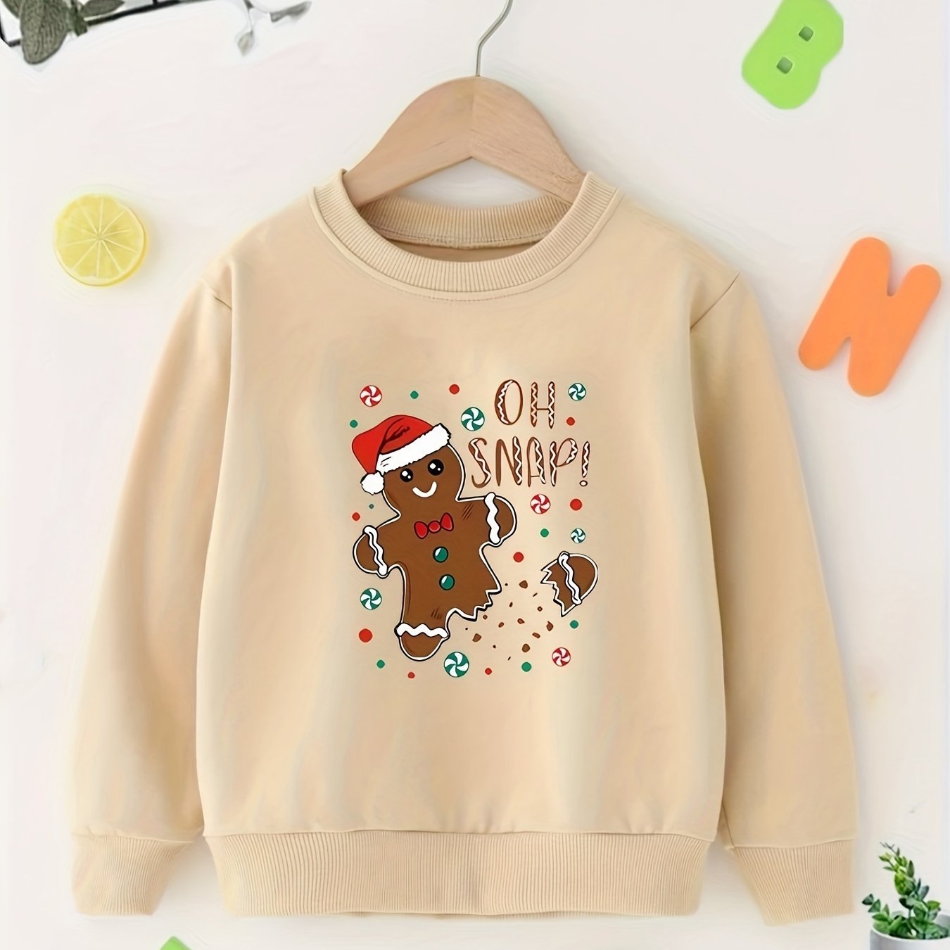 Christmas Gingerbread Graphic Girl Crew