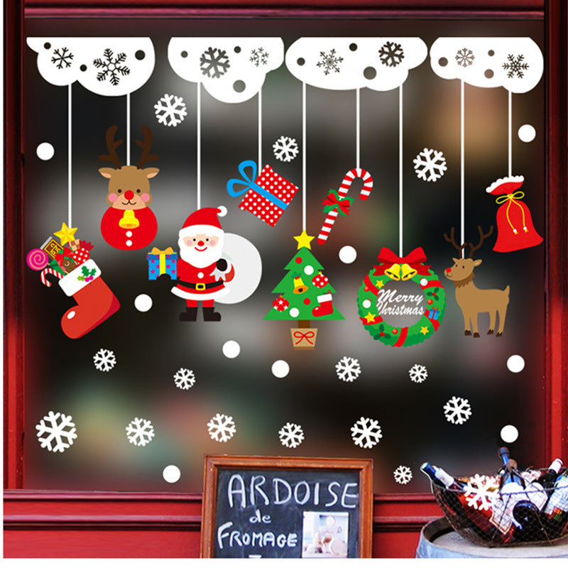 Christmas window stickers
