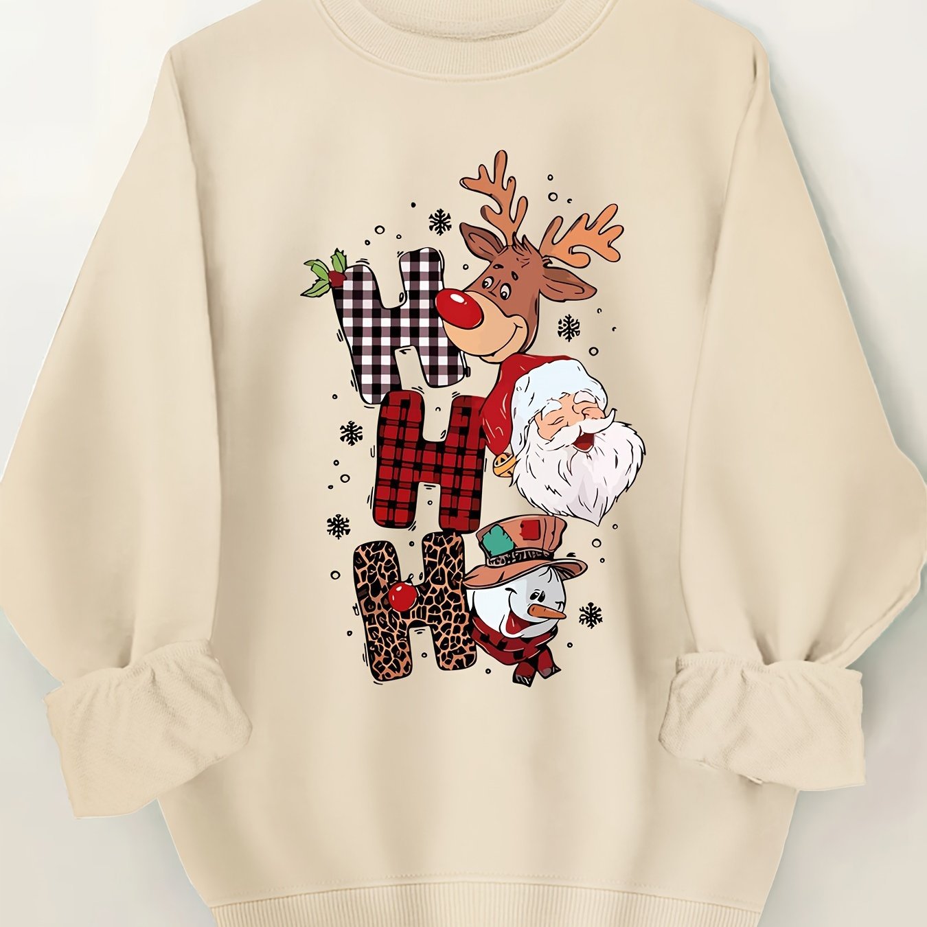 Festive Christmas Sweatshirt for Women