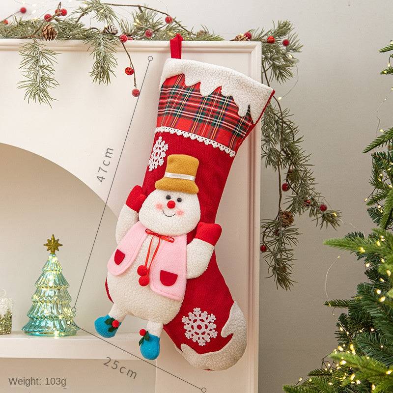 Christmas Socks & Hanging Decorations – Ornament & Christmas Gift Tree Décor
